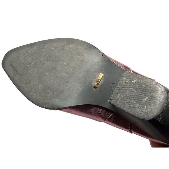 Billini Andi Metallic Pink Fringe Cowboy Cowgirl Boots Womens Damaged Heels 9 - Picture 16 of 16